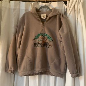 Vintage Embroidered Quarter Zip